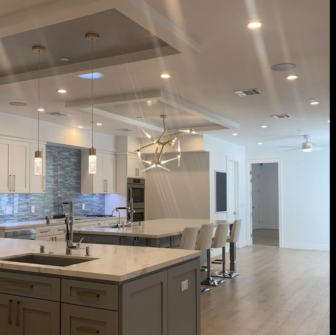 Kitchen remodel finish